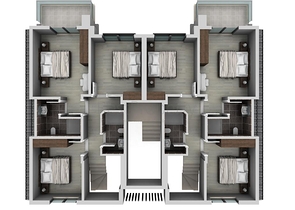 Квартира 2+1 4+1 и Отдельно стоящая  вилла с 4 спальнями на продажу в районе Коджа-Чалис