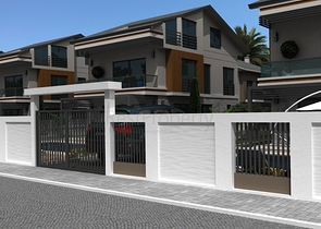 Квартира 2+1 4+1 и Отдельно стоящая  вилла с 4 спальнями на продажу в районе Коджа-Чалис