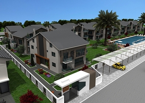 Квартира 2+1 4+1 и Отдельно стоящая  вилла с 4 спальнями на продажу в районе Коджа-Чалис