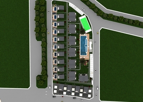 Квартира 2+1 4+1 и Отдельно стоящая  вилла с 4 спальнями на продажу в районе Коджа-Чалис