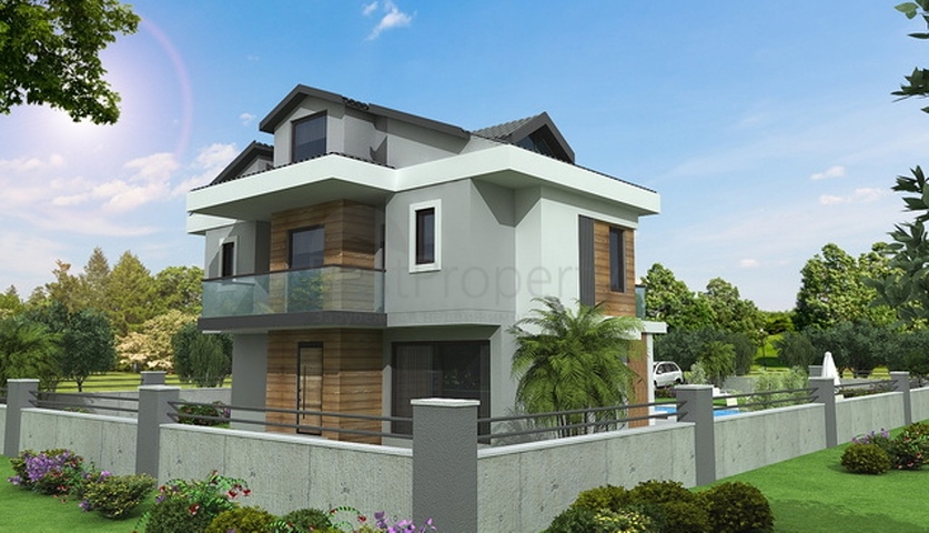 Отдельная вилла 4+1 в строящемся проекте , район Фетхие 