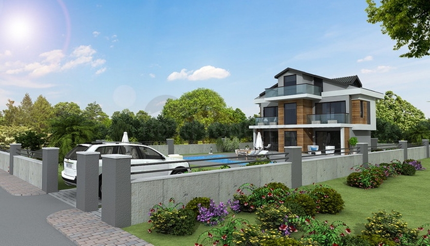 Отдельная вилла 4+1 в строящемся проекте , район Фетхие 