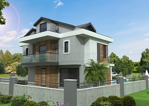 Отдельная вилла 4+1 в строящемся проекте , район Фетхие 