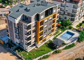 Квартиры планировок 1+1 в новом комплексе в районе Хурма