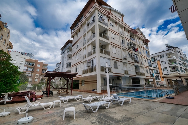 Квартира с планировкой 1+1 в районе Хурма - Анталия 