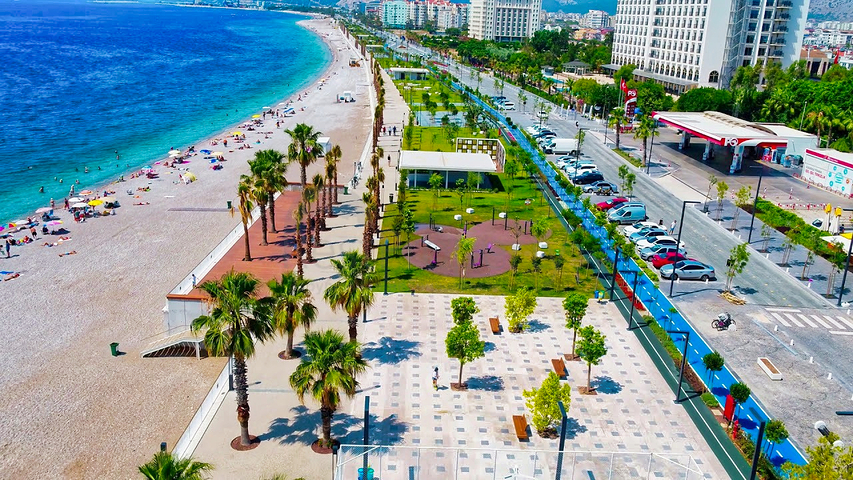 Квартира 2+1 в престижном микрорайоне Гюрсу - Анталия  