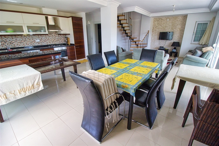 Квартира планировки 3+1 дуплекс в районе Сиде - Анталия 