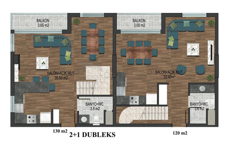 Квартиры в районе Коньяалты Анталья