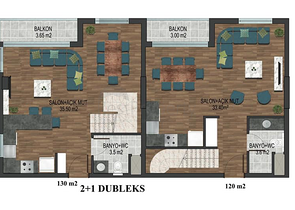 Квартиры в районе Коньяалты Анталья