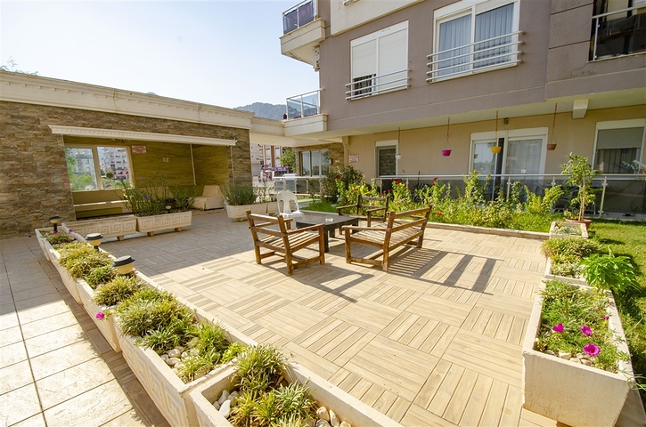 Квартира 3+1 с мебелью в комплексе в Хурме Коньяалты Анталья