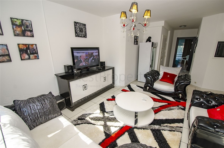 Квартира 3+1 с мебелью в комплексе в Хурме Коньяалты Анталья