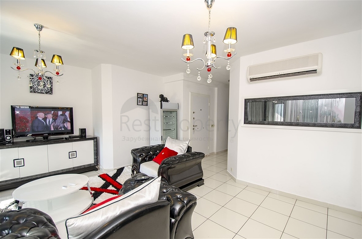 Квартира 3+1 с мебелью в комплексе в Хурме Коньяалты Анталья