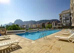 Квартира 3+1 с мебелью в комплексе в Хурме Коньяалты Анталья