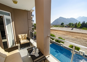 Квартира 3+1 с мебелью в комплексе в Хурме Коньяалты Анталья