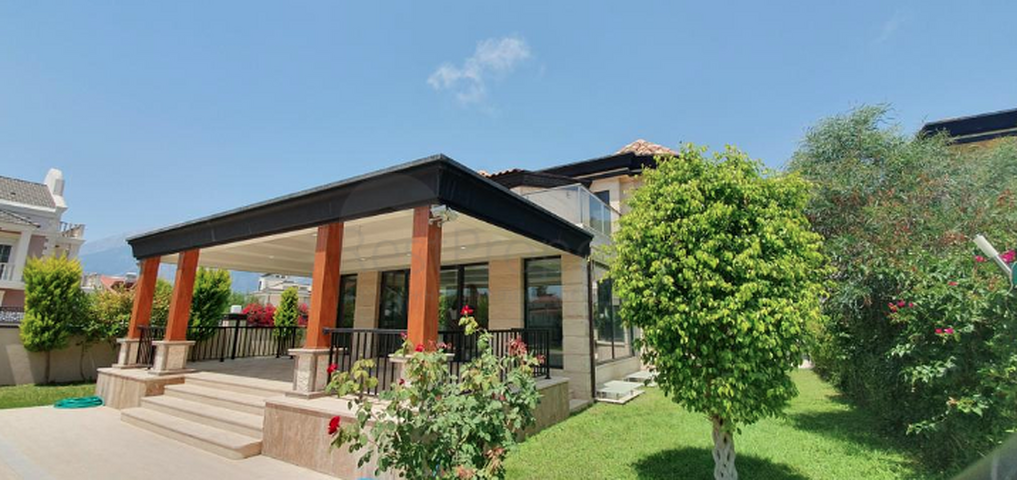 Отдельностоящая вилла 3+1 с бассейном в Кирише Кемере