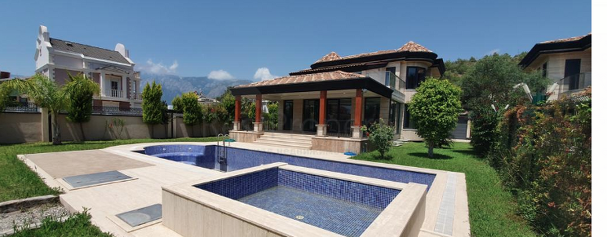 Отдельностоящая вилла 3+1 с бассейном в Кирише Кемере