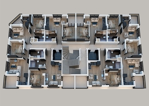 Квартиры в микрорайоне Сарысу - Анталия   