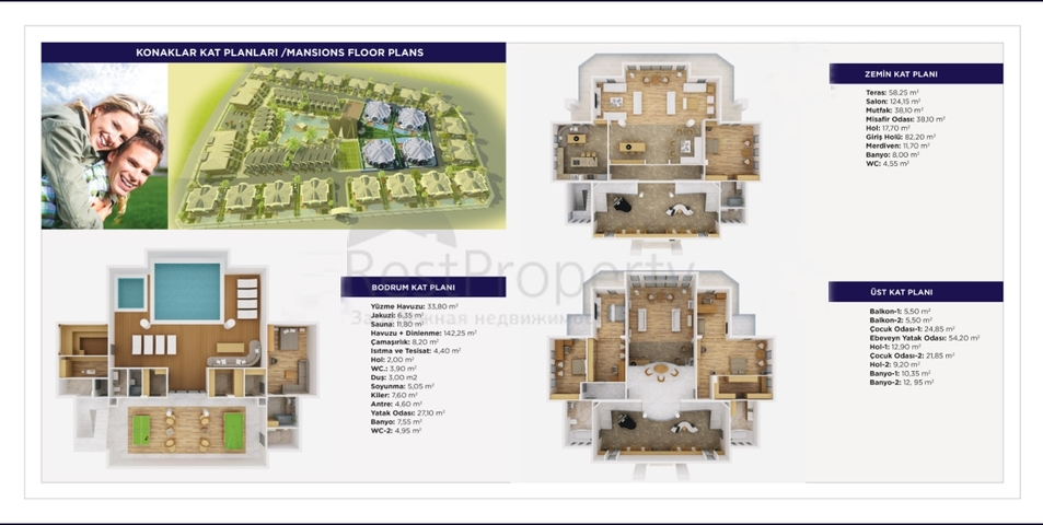 Элитный комплекс вилл в Дошемеальты Анталья