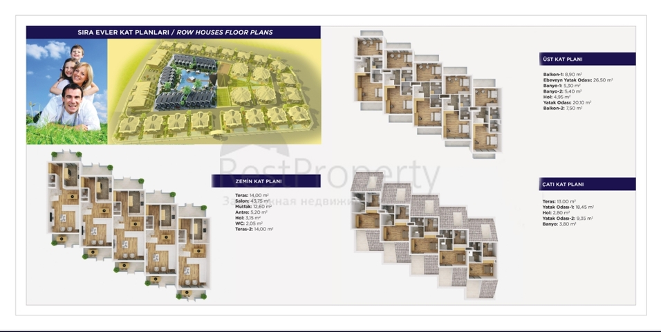 Элитный комплекс вилл в Дошемеальты Анталья