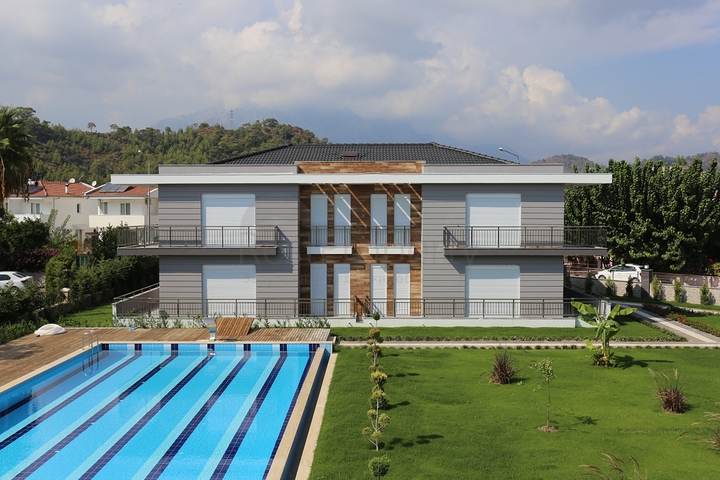 Квартиры 2+1 в новом комплексе в Чамьюва Кемере 800 м до моря