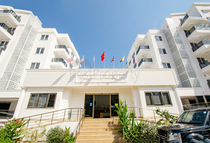 Двухкомнатная квартира с видом на горы Торос в Коньяалты 