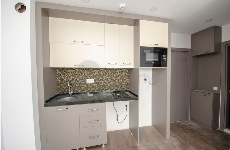 Двухкомнатная квартира с видом на горы Торос в Коньяалты 