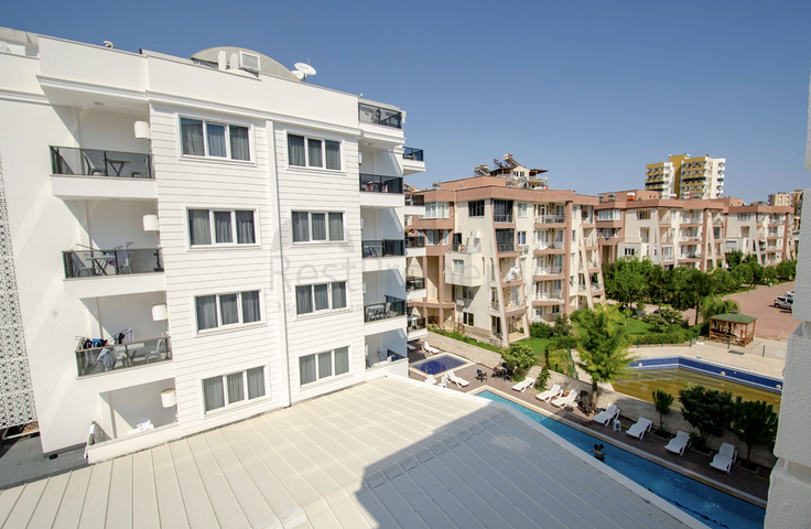 Двухкомнатная квартира с видом на горы Торос в Коньяалты 