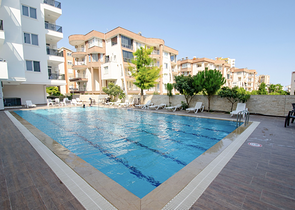 Двухкомнатная квартира с видом на горы Торос в Коньяалты 