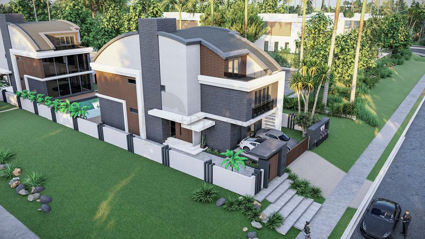 Эксклюзивный жилой комплекс вилл в микрорайоне Гюзелоба (Лара)