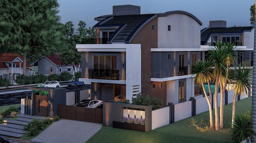 Эксклюзивный жилой комплекс вилл в микрорайоне Гюзелоба (Лара)