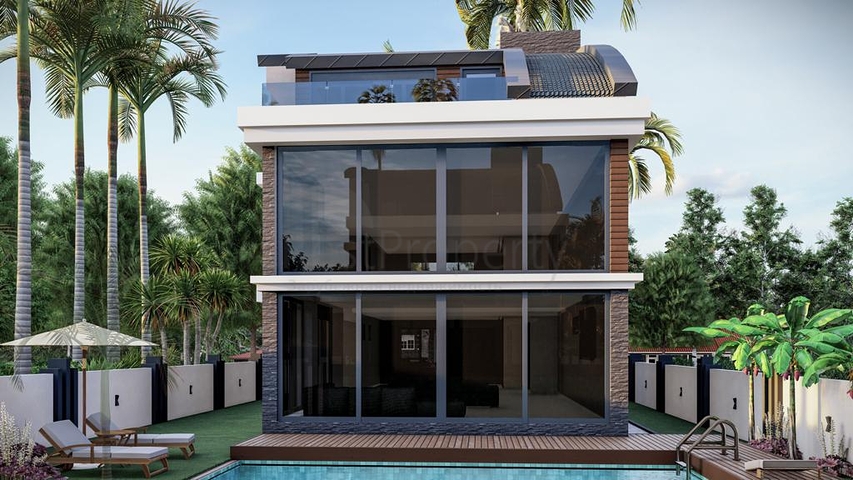 Эксклюзивный жилой комплекс вилл в микрорайоне Гюзелоба (Лара)