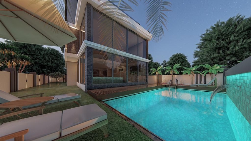 Эксклюзивный жилой комплекс вилл в микрорайоне Гюзелоба (Лара)