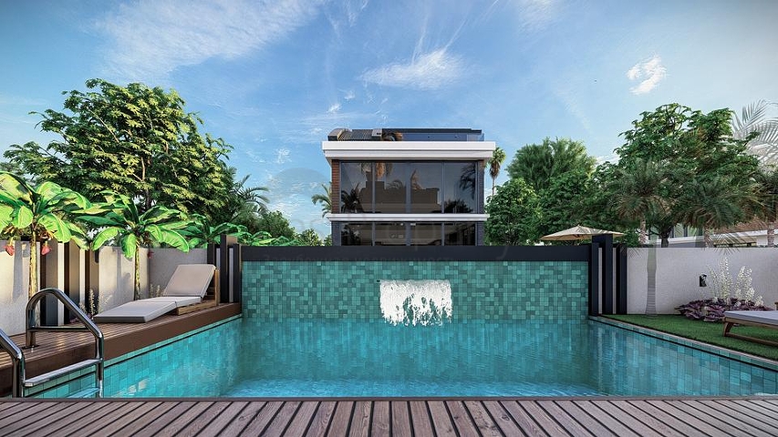 Эксклюзивный жилой комплекс вилл в микрорайоне Гюзелоба (Лара)