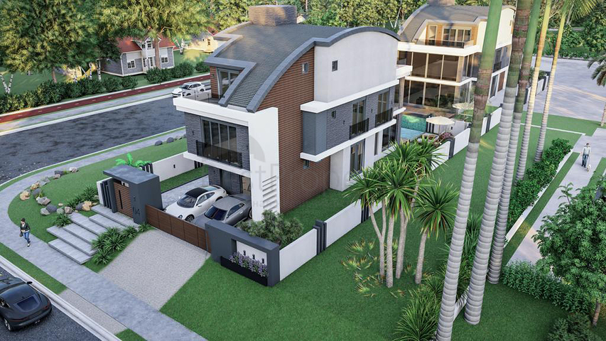 Эксклюзивный жилой комплекс вилл в микрорайоне Гюзелоба (Лара)