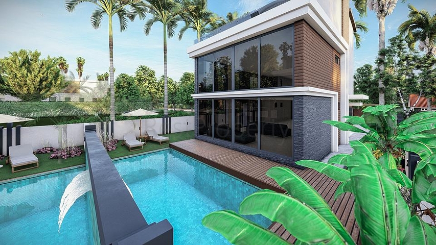 Эксклюзивный жилой комплекс вилл в микрорайоне Гюзелоба (Лара)