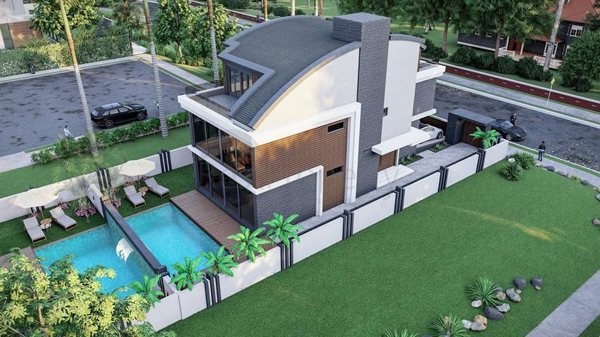 Эксклюзивный жилой комплекс вилл в микрорайоне Гюзелоба (Лара)