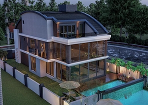 Эксклюзивный жилой комплекс вилл в микрорайоне Гюзелоба (Лара)