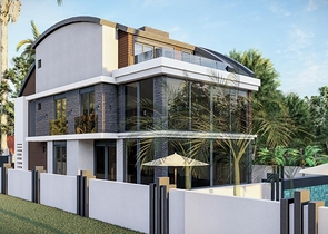 Эксклюзивный жилой комплекс вилл в микрорайоне Гюзелоба (Лара)