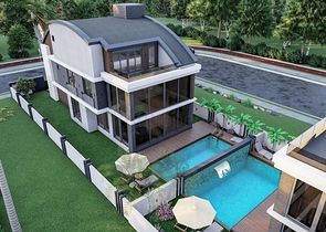 Эксклюзивный жилой комплекс вилл в микрорайоне Гюзелоба (Лара)