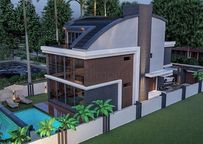 Эксклюзивный жилой комплекс вилл в микрорайоне Гюзелоба (Лара)