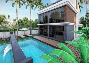 Эксклюзивный жилой комплекс вилл в микрорайоне Гюзелоба (Лара)