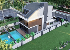 Эксклюзивный жилой комплекс вилл в микрорайоне Гюзелоба (Лара)