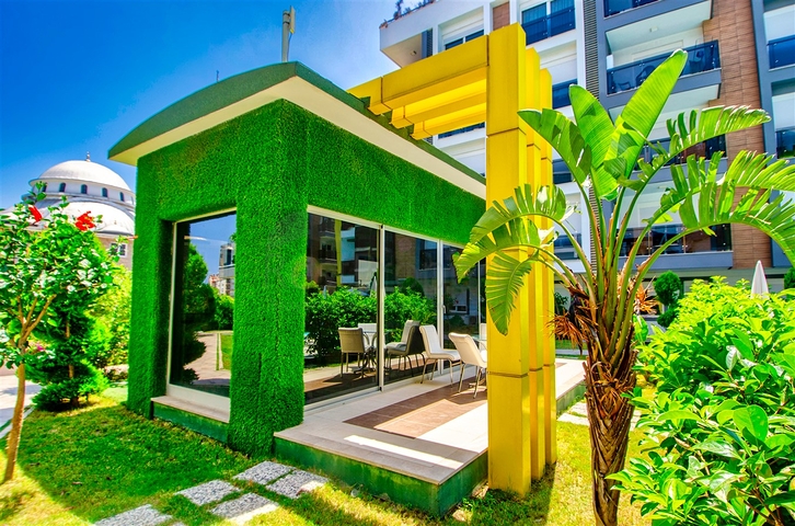 Квартира 2+1 с мебелью в элитном комплексе в Лимане