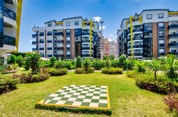 Квартира 2+1 с мебелью в элитном комплексе в Лимане