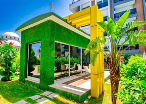 Квартира 2+1 с мебелью в элитном комплексе в Лимане