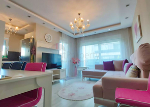 Квартира 2+1 с мебелью в элитном комплексе в Лимане