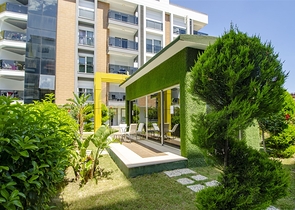 Квартира 2+1 с мебелью в элитном комплексе в Лимане