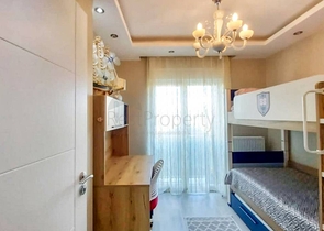 Квартира 2+1 с мебелью в элитном комплексе в Лимане