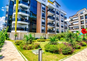 Квартира 2+1 с мебелью в элитном комплексе в Лимане