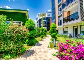 Квартира 2+1 с мебелью в элитном комплексе в Лимане